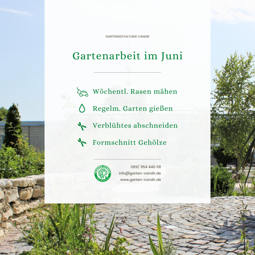Gartengestaltung Candir - Gartentipps Juni